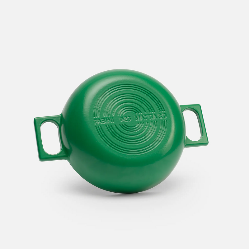 Tegame pánev Mattia 3.0, ø 26 cm - Smaltovaná litinová pánev s poklicí, matná zelená