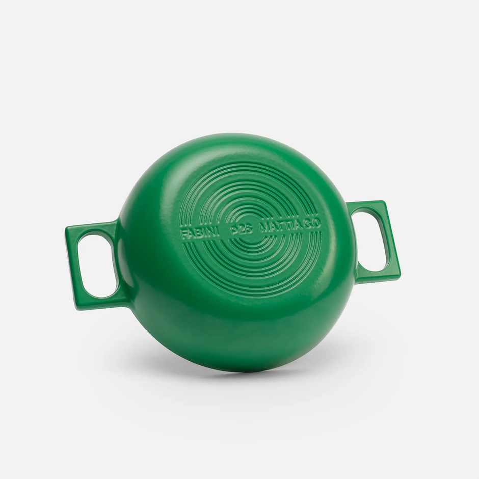 Tegame pánev Mattia 3.0, ø 26 cm - Smaltovaná litinová pánev s poklicí, matná zelená