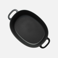 Oválný kastrol Mattia 2.0, ø 33 cm (7 l) - Smaltovaný litinový kastrol s poklicí, černý