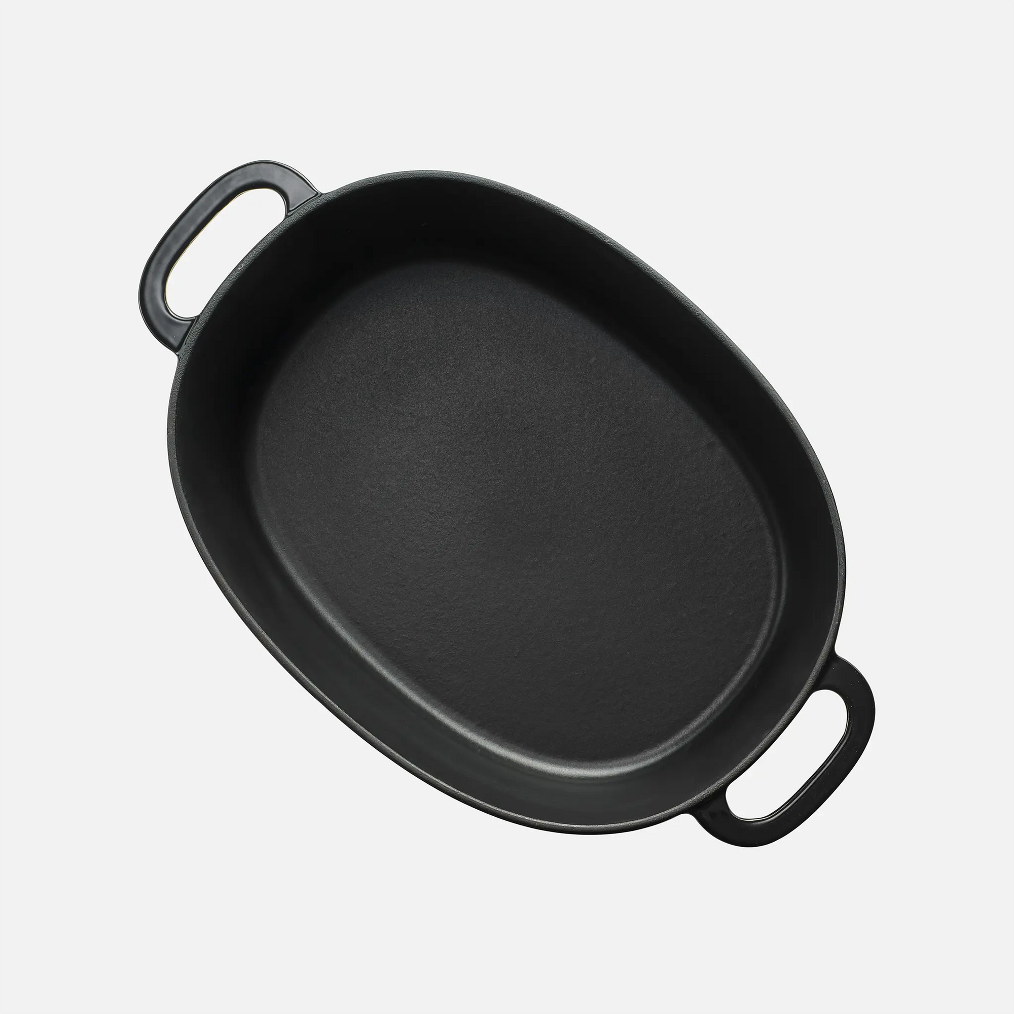 Oválný kastrol Mattia 2.0, ø 33 cm (7 l) - Smaltovaný litinový kastrol s poklicí, černý