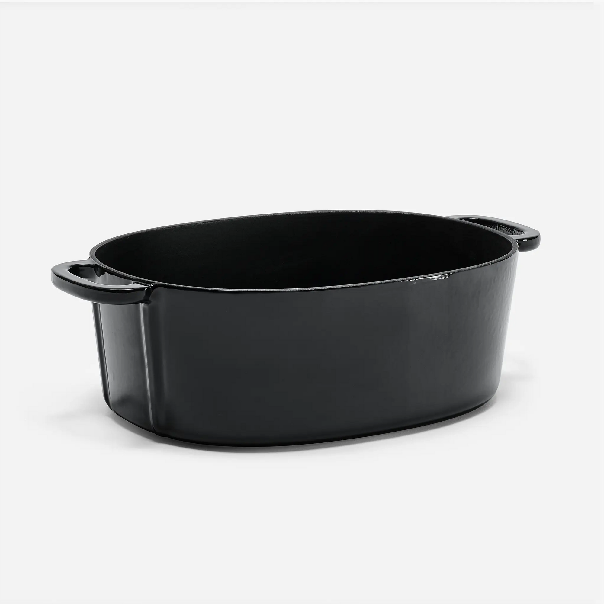 Oválný kastrol Mattia 2.0, ø 33 cm (7 l) - Smaltovaný litinový kastrol s poklicí, černý