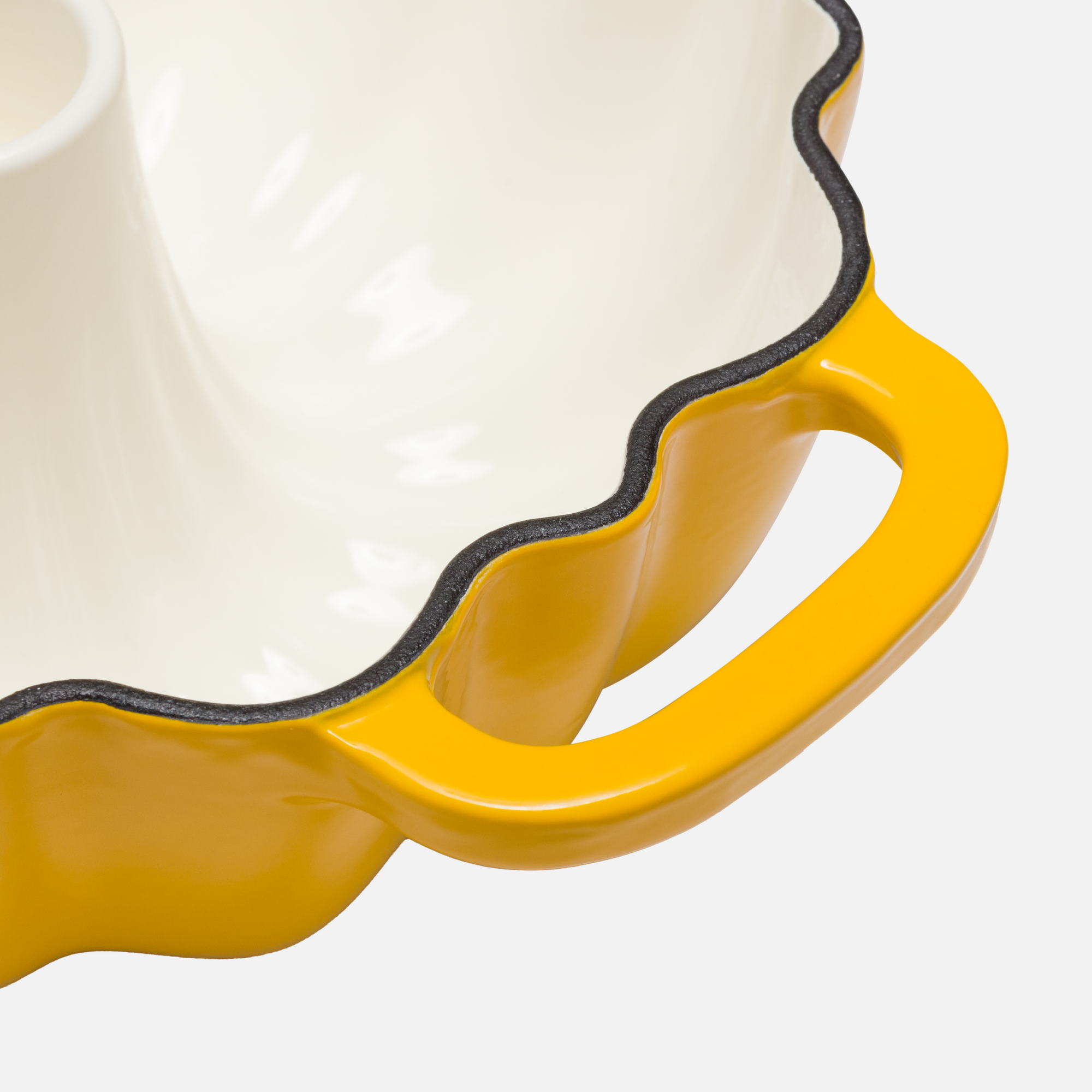 Forma na bábovku FABINI & Mirka van Gils, (3 l) - Smaltovaná litinová forma na bábovku, žlutá