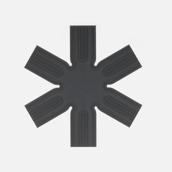 Proložka Otto, 2 kusy - Silikonová ochranná proložka na skladování pánví, černá