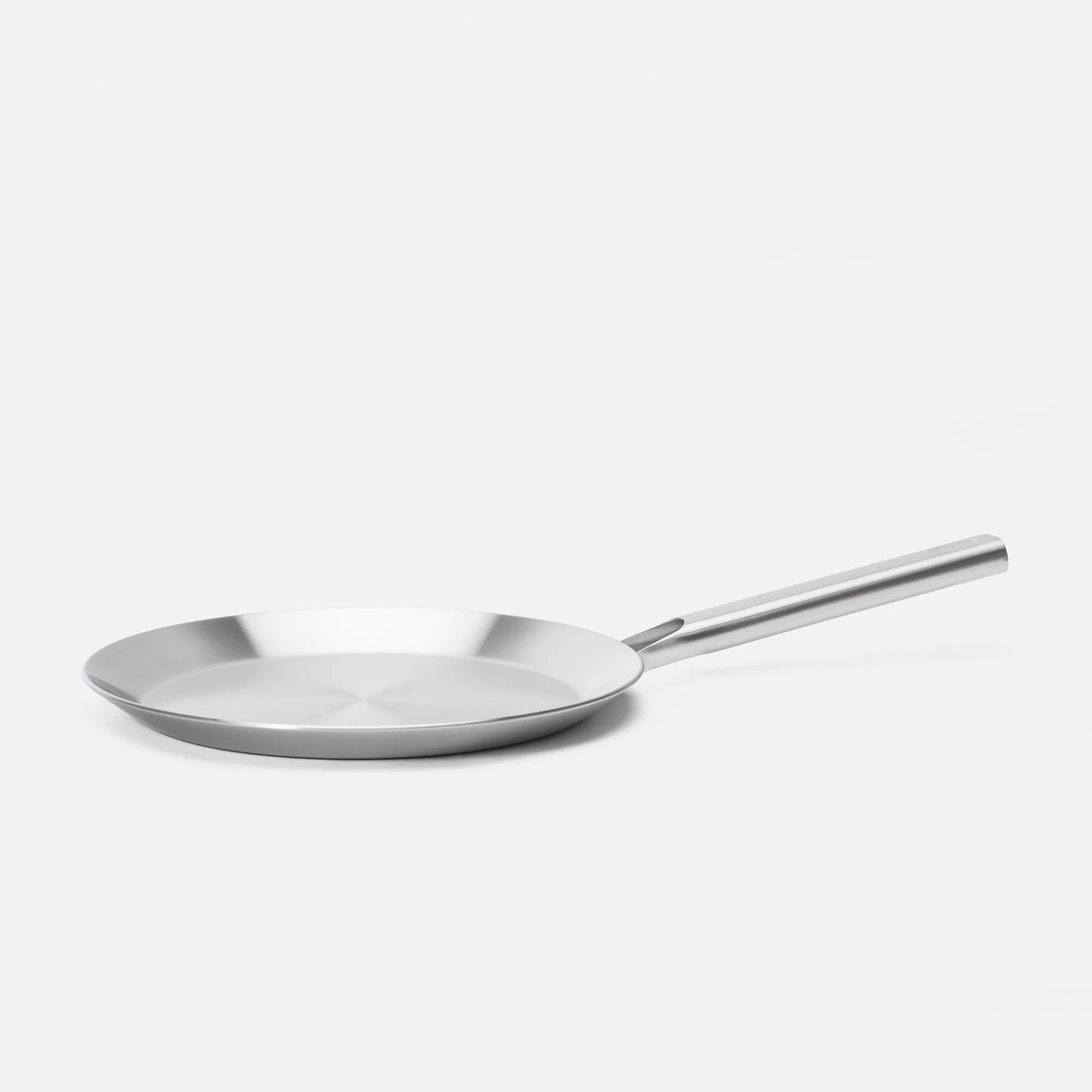 Palačinková pánev Lucca 4.0 Standard, ø 28 cm - Nerezová beznýtová pánev z vícevrstvé nerezové oceli bez poklice