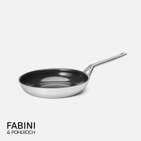 Pánev FABINI & Pohlreich 2.0, ø 26 cm - Nepřilnavá nerezová beznýtová pánev z vícevrstvé nerezové oceli bez poklice