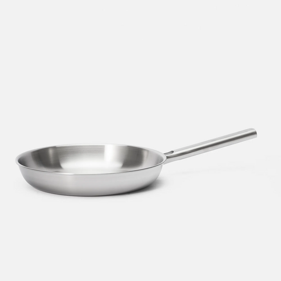 Pánev Lucca 4.0 Standard, ø 28 cm - Nerezová beznýtová pánev z vícevrstvé nerezové oceli bez poklice