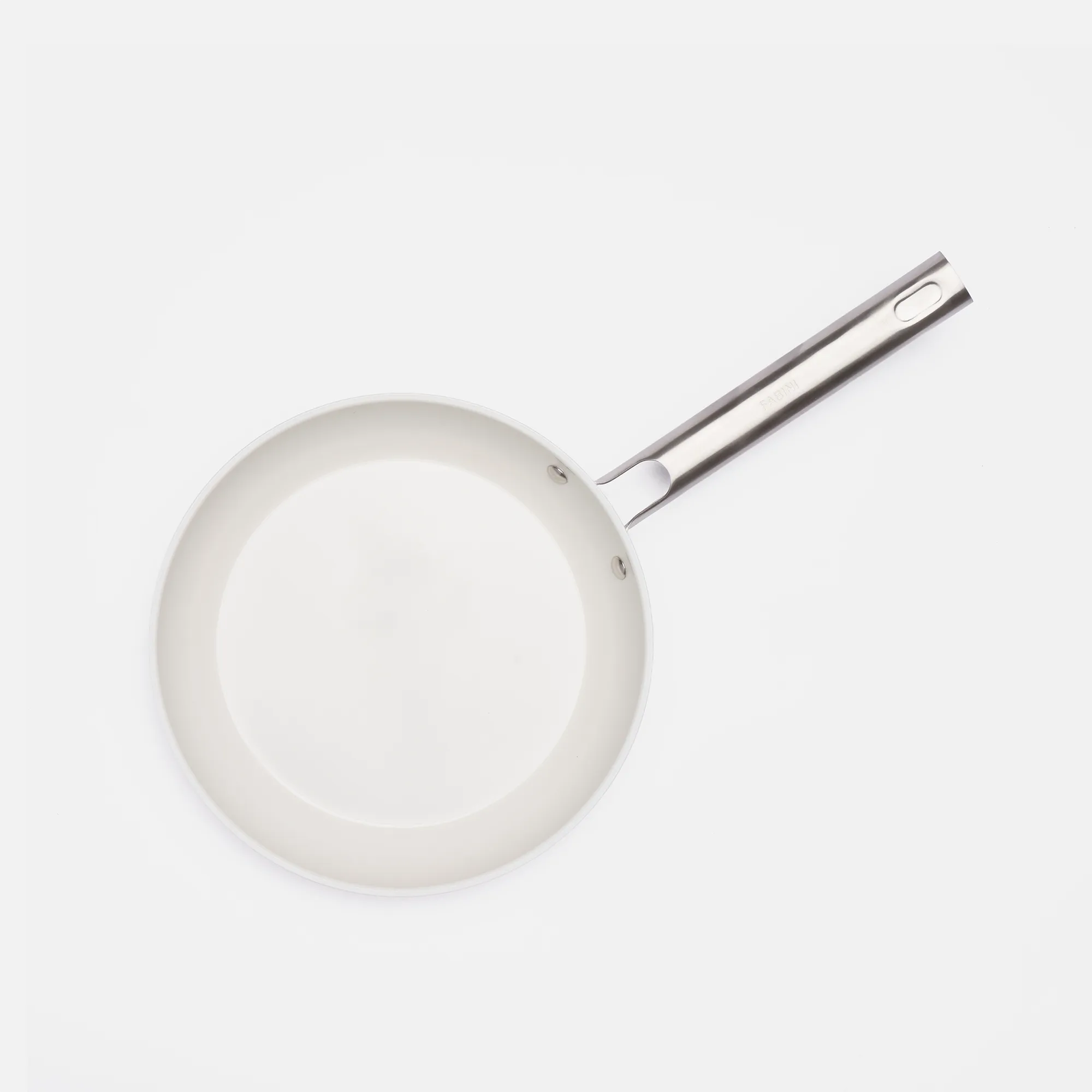 Pánev Meda 5.0 Standard, ø 24 cm - Nepřilnavá pánev s keramickým povrchem bez poklice, krémová