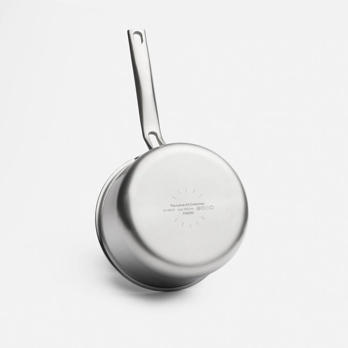 Rendlík Lucca 4.0 Pro, ø 18 cm (2,5 l) - Nerezový beznýtový rendlík z vícevrstvé nerezové oceli s poklicí