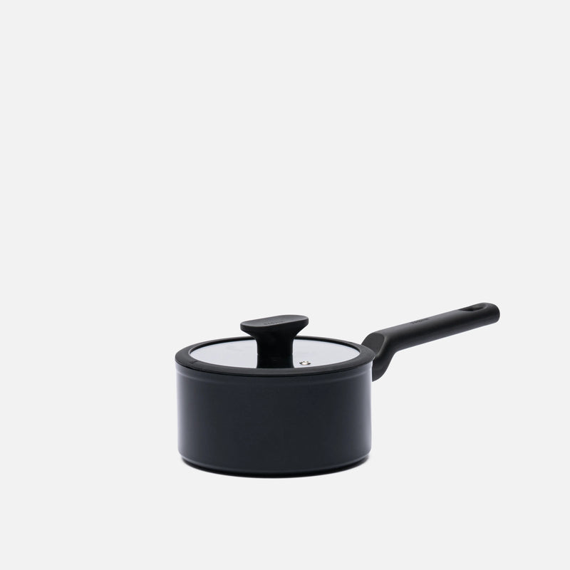 Rendlík Meda 5.0 Economy, ø 16 cm (1,2 l) - Nepřilnavý rendlík s keramickým povrchem s poklicí, černý