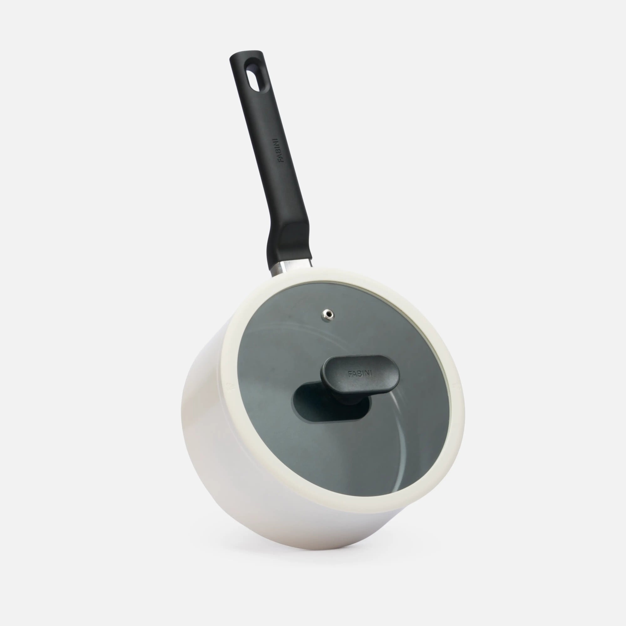 Rendlík Meda 5.0 Economy, ø 20 cm (2,4 l) - Nepřilnavý rendlík s keramickým povrchem s poklicí, krémový