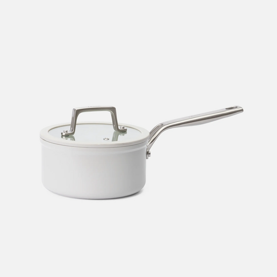 Rendlík Meda 5.0 Pro, ø 16 cm (1,2 l) - Nepřilnavý rendlík s keramickým povrchem s poklicí, světle šedý