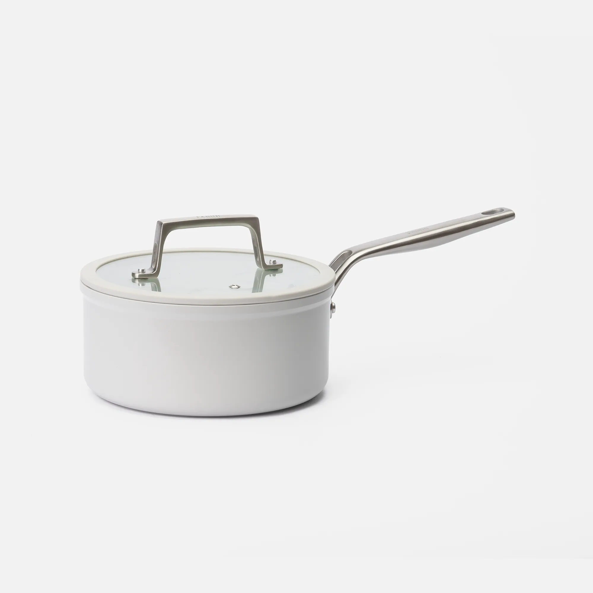 Rendlík Meda 5.0 Pro, ø 20 cm (2,4 l) - Nepřilnavý rendlík s keramickým povrchem s poklicí, světle šedý