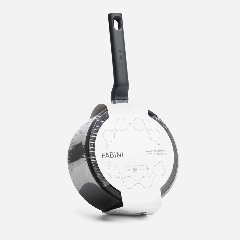Rendlík Meda 5.0 Economy, ø 20 cm (2,4 l) - Nepřilnavý rendlík s keramickým povrchem s poklicí, černý