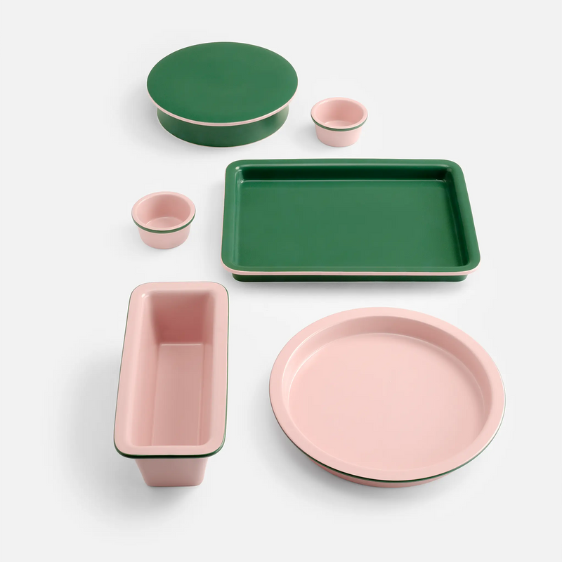 Podnos na koláč FABINI & Surová dcérka, ø 28 cm - Kameninový podnos, zelený