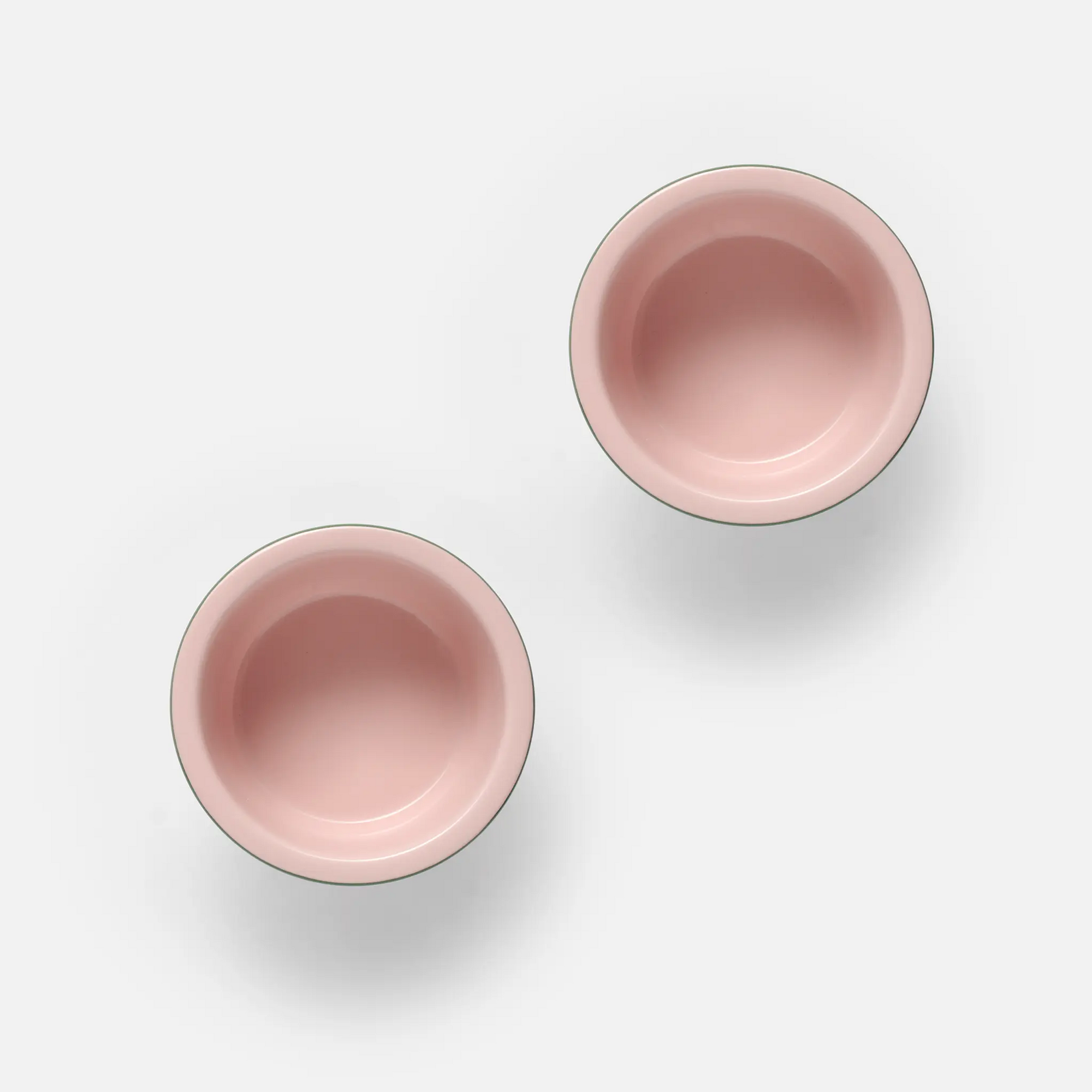 Sada forem na dezert FABINI & Surová dcérka, ø 10 cm, 2 díly - Kameninová sada forem, růžová