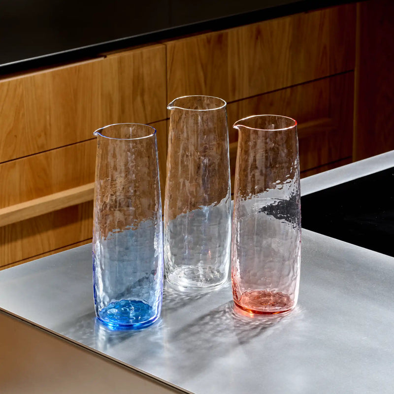 Skleněná karafa z foukaného skla FABINI & Tomáš Kučera 1 000 ml, čirá