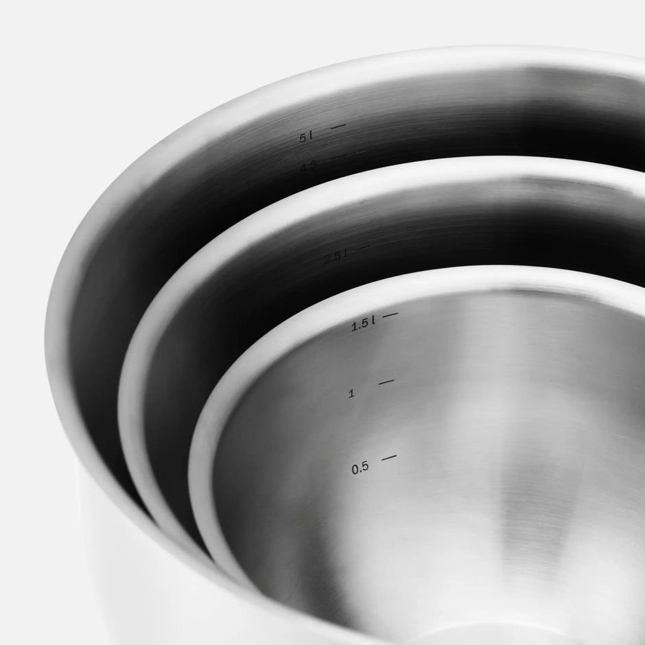 Sada mís FABINI & Těhotnej kuchař, 6 dílů - Nerezové mísy