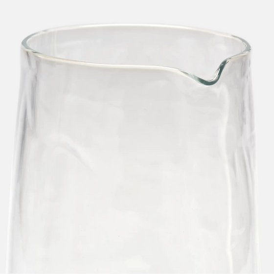 Sada karafy a 2 skleniček z foukaného skla FABINI & Tomáš Kučera, čirá