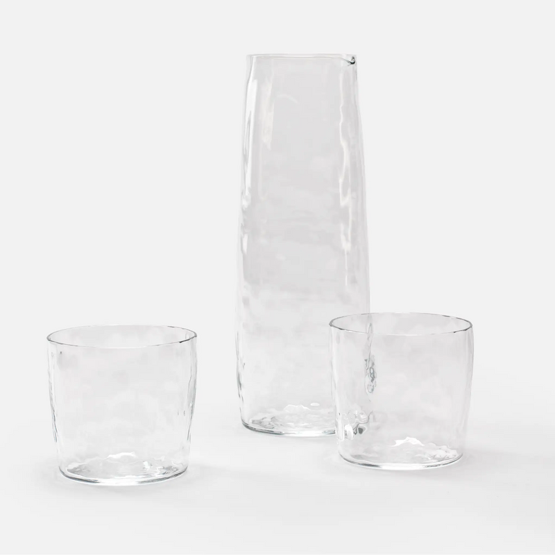 Skleněná karafa z foukaného skla FABINI & Tomáš Kučera 1 000 ml, čirá