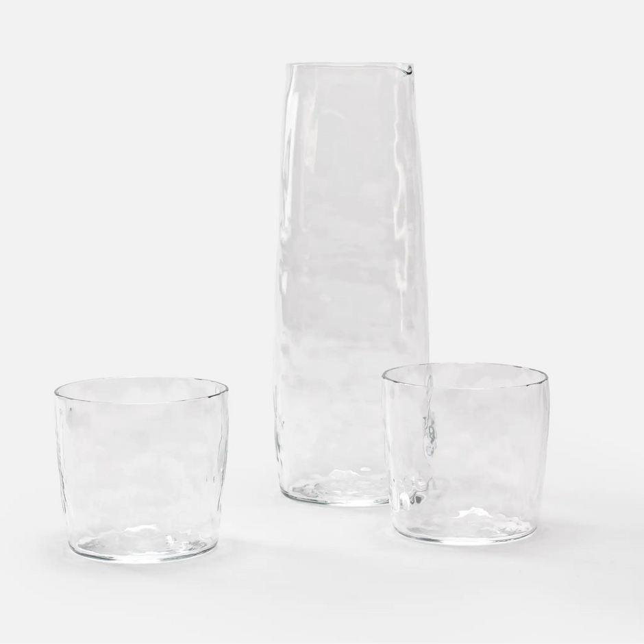 Skleněná karafa z foukaného skla FABINI & Tomáš Kučera 1 000 ml, čirá