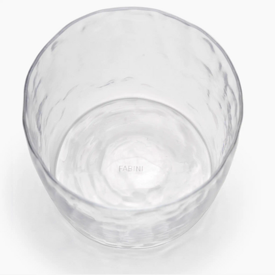 Sada karafy a 2 skleniček z foukaného skla FABINI & Tomáš Kučera, čirá