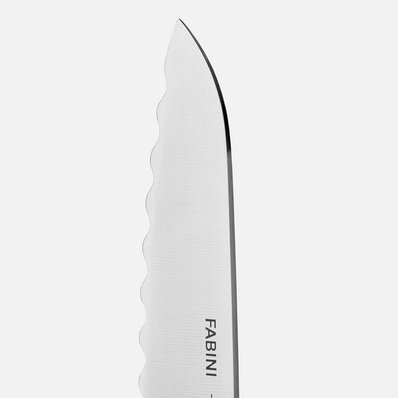 Malý vroubkovaný nůž Trino, 13 cm - Kovaný nůž z japonské oceli