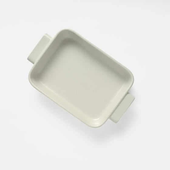 Sada mís Terra, 2 díly - Kameninové zapékací mísy, krémová