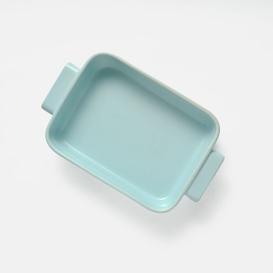 Sada mís Terra, 2 díly - Kameninové zapékací mísy, světle modrá