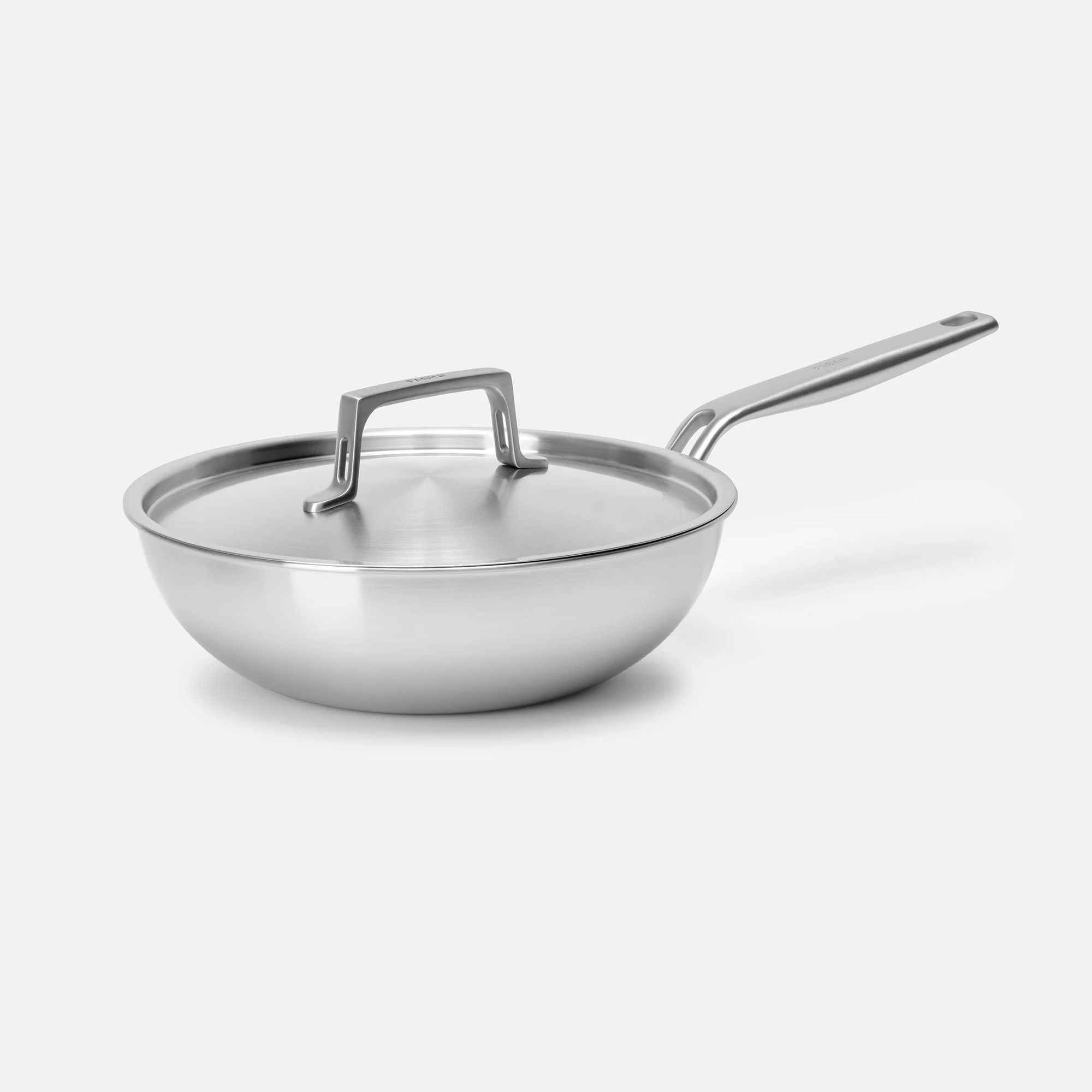 Wok pánev Lucca 4.0 Pro, ø 26 cm - Nerezová beznýtová pánev z vícevrstvé nerezové oceli s poklicí