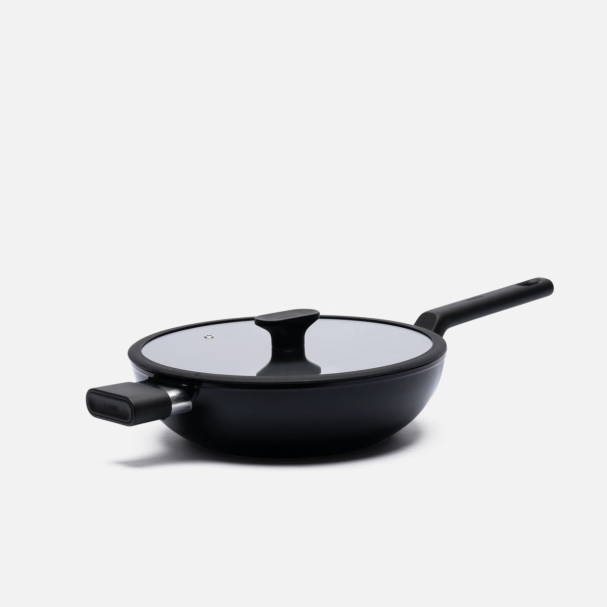 Wok pánev Meda 5.0 Economy, ø 28 cm - Nepřilnavá pánev s keramickým povrchem s poklicí, černá