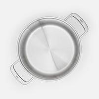 Hrnec FABINI & Pohlreich, ø 24 cm (8 l) - Nerezový beznýtový hrnec z pětivrstvé nerezové oceli s poklicí