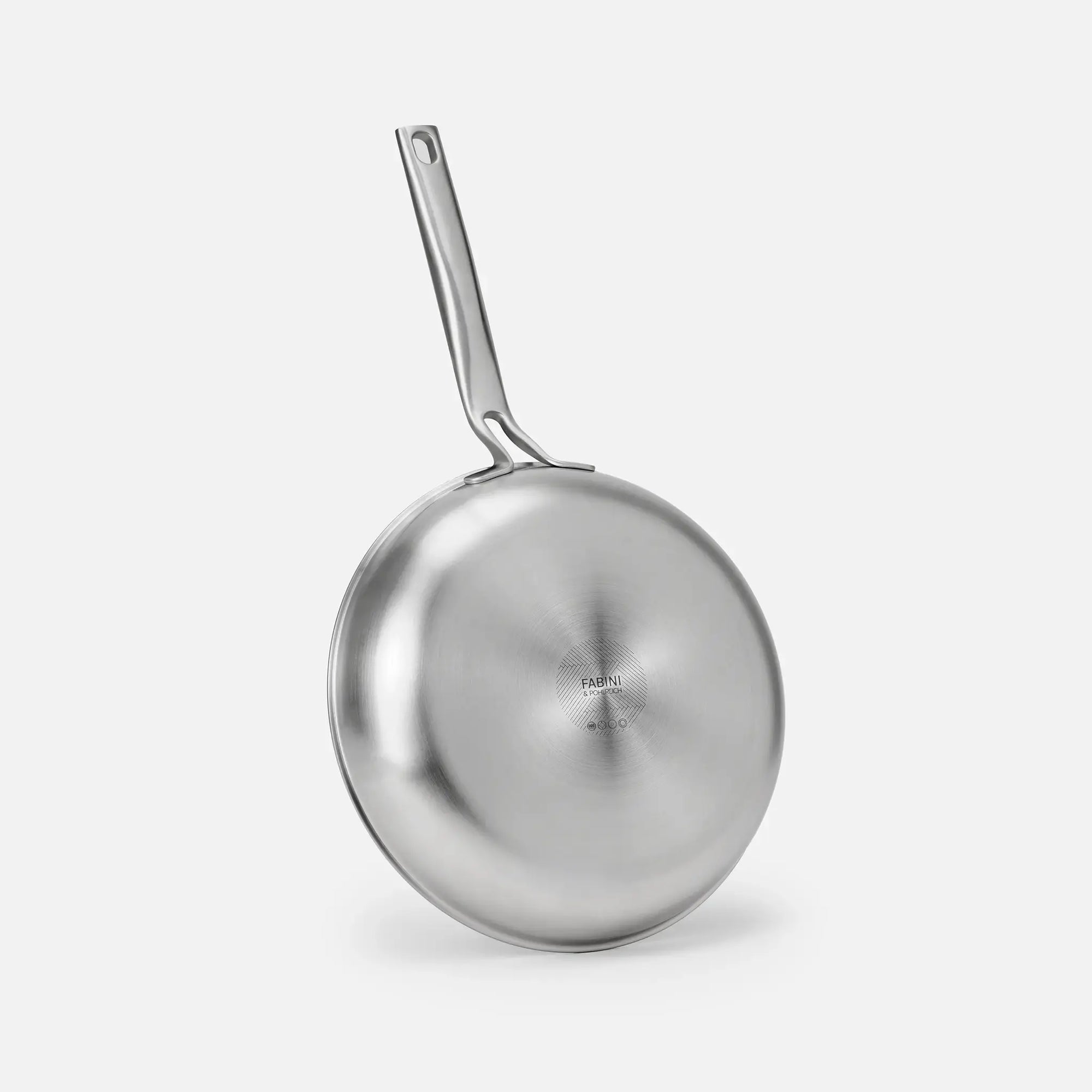 Pánev FABINI & Pohlreich, ø 26 cm - Nepřilnavá nerezová pánev z pětivrstvé nerezové oceli s keramickým povrchem bez poklice