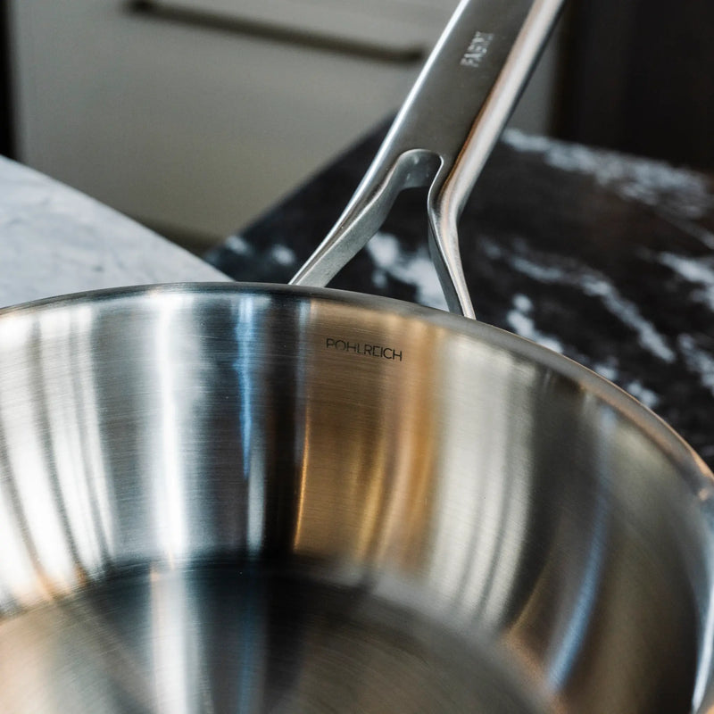 Kónický rendlík FABINI & Pohlreich, ø 20 cm (1,5 l) - Nerezový rendlík z pětivrstvé nerezové oceli s poklicí