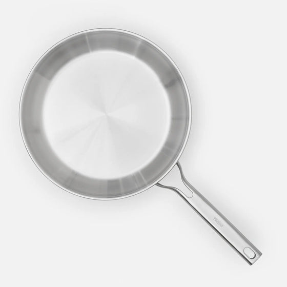 Pánev FABINI & Pohlreich, ø 30 cm  - Nerezová beznýtová pánev z pětivrstvé nerezové oceli bez poklice