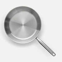 Sada pánví FABINI & Punčochář, ø 26 cm + ø 30 cm, 2 díly - Nerezové beznýtové pánve z jednovrstvé nerezové oceli