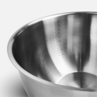 Sada mís Lucca 3.0, 3 díly - Nerezové mísy