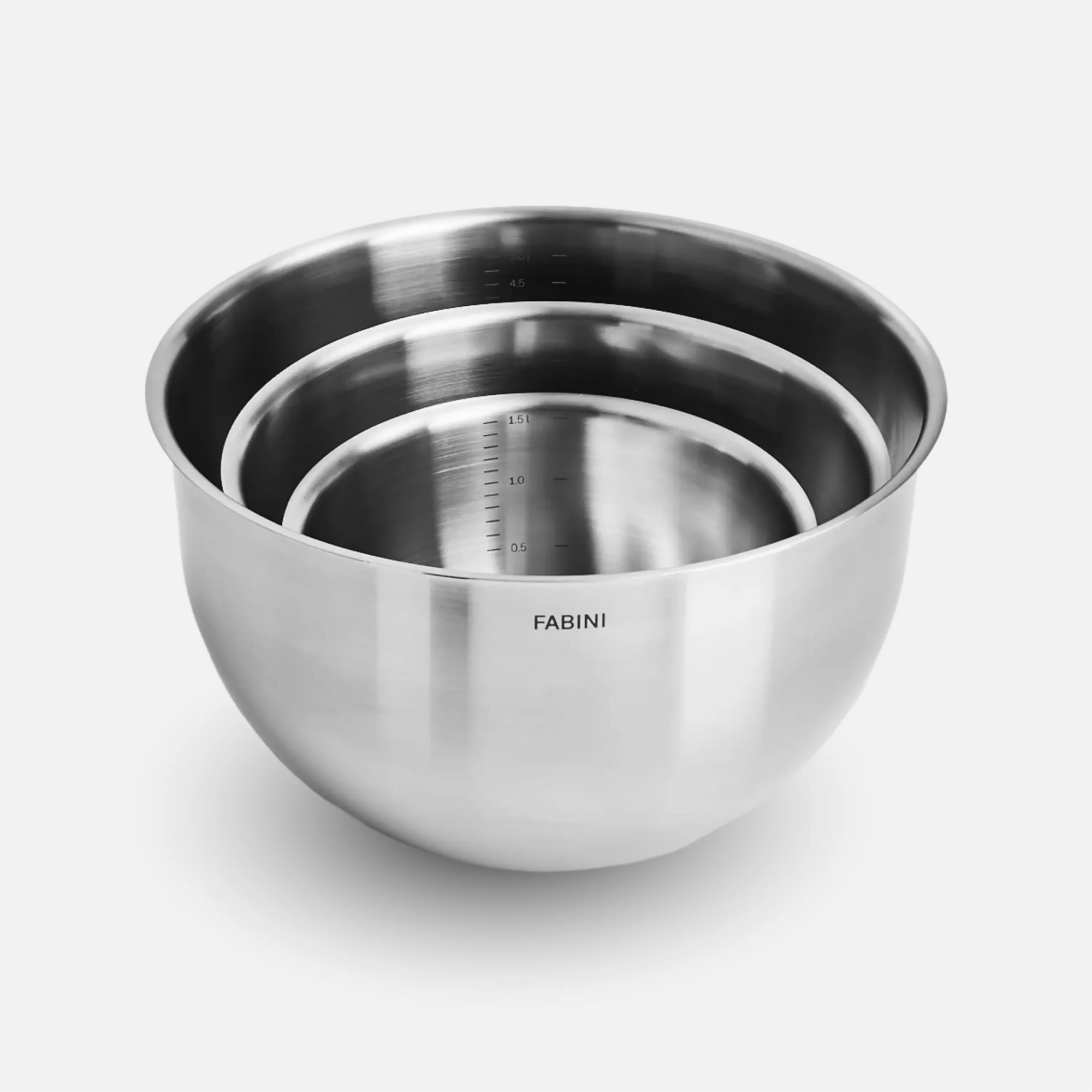 Sada mís Lucca 3.0, 3 díly - Nerezové mísy