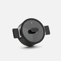 Hrnec Meda 5.0 Economy, ø 20 cm (2,6 l) - Nepřilnavý hrnec s keramickým povrchem s poklicí, černý