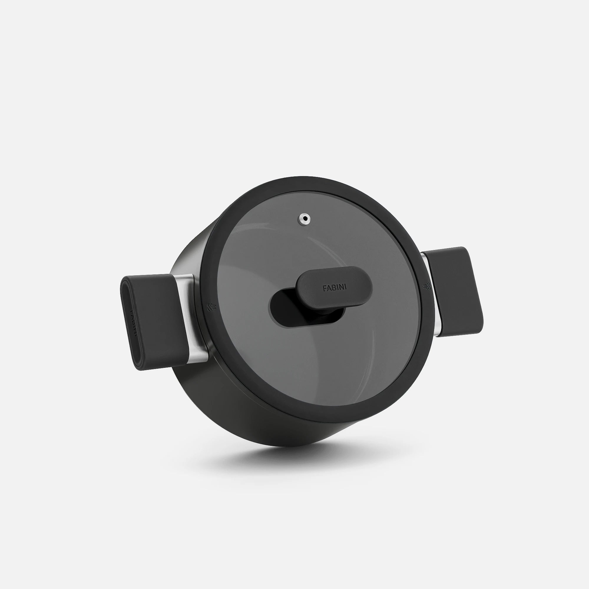Hrnec Meda 5.0 Economy, ø 20 cm (2,6 l) - Nepřilnavý hrnec s keramickým povrchem s poklicí, černý