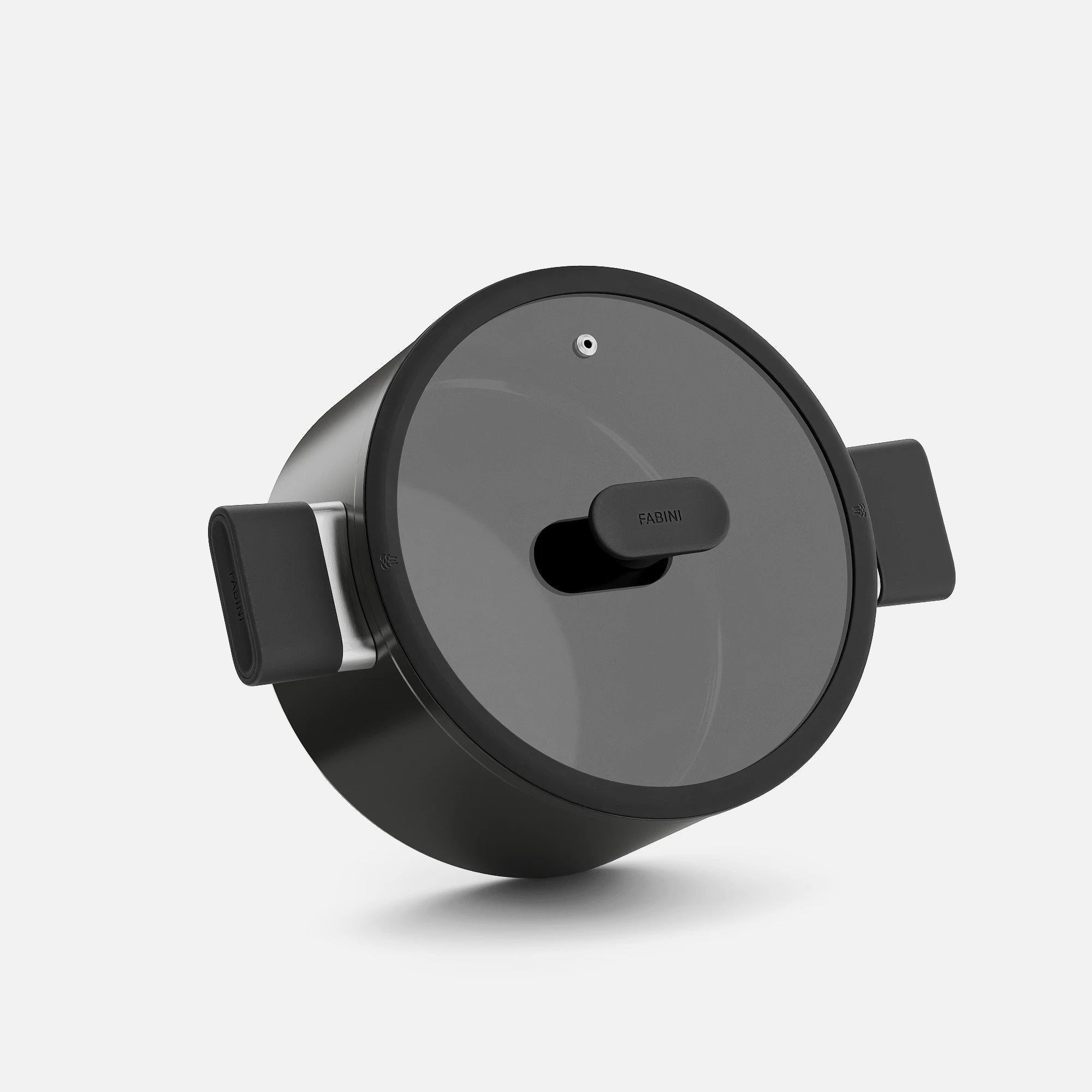 Kastrol Meda 5.0 Economy, ø 24 cm (5,4 l) - Nepřilnavý hrnec s keramickým povrchem s poklicí, černý