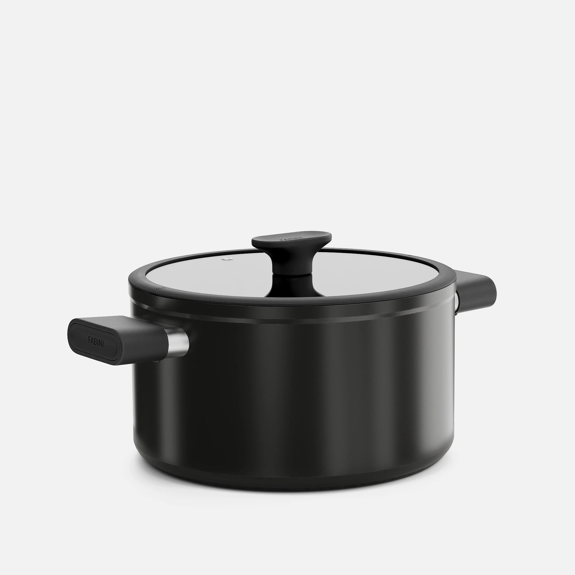 Kastrol Meda 5.0 Economy, ø 24 cm (5,4 l) - Nepřilnavý hrnec s keramickým povrchem s poklicí, černý