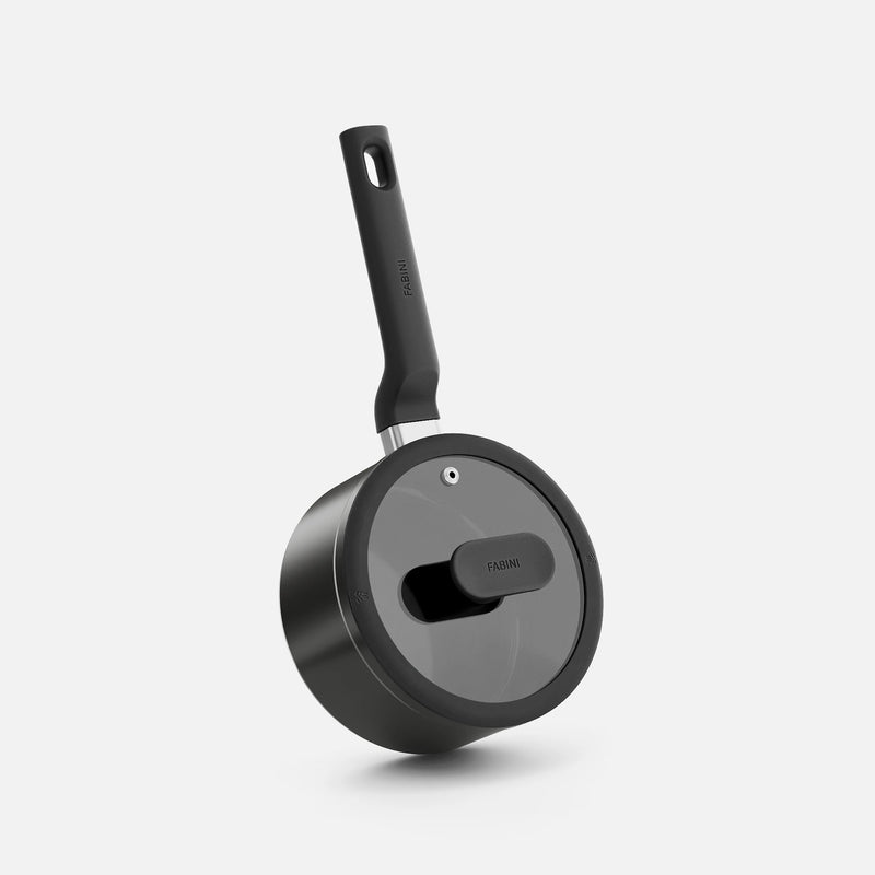 Rendlík Meda 5.0 Economy, ø 16 cm (1,2 l) - Nepřilnavý rendlík s keramickým povrchem s poklicí, černý