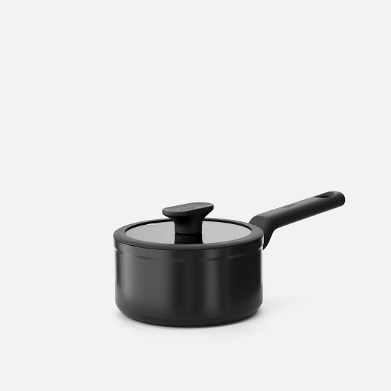 Rendlík Meda 5.0 Economy, ø 16 cm (1,2 l) - Nepřilnavý rendlík s keramickým povrchem s poklicí, černý