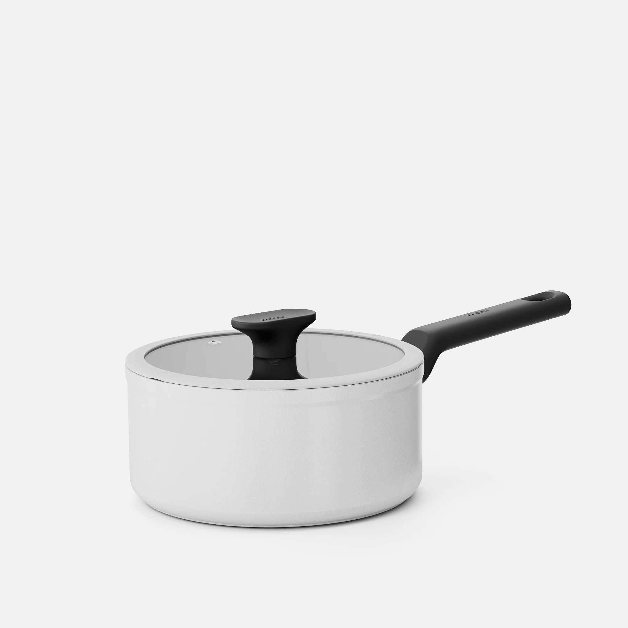 Rendlík Meda 5.0 Economy, ø 20 cm (2,4 l) - Nepřilnavý rendlík s keramickým povrchem s poklicí, krémový