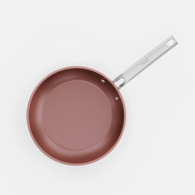 Pánev Meda 5.0 Pro, ø 24 cm - Nepřilnavá pánev s keramickým povrchem bez poklice, broskvově růžová