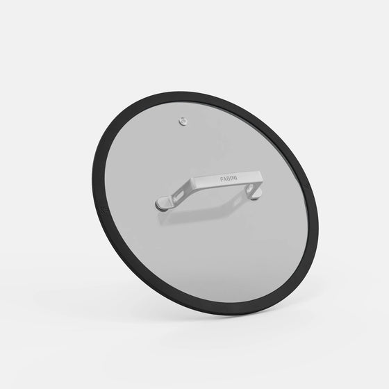 Poklice Meda 5.0 Pro, ø 26 cm - Skleněná poklice se silikonovým okrajem, černá