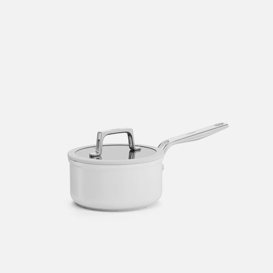 Rendlík Meda 5.0 Pro, ø 16 cm (1,2 l) - Nepřilnavý rendlík s keramickým povrchem s poklicí, světle šedý
