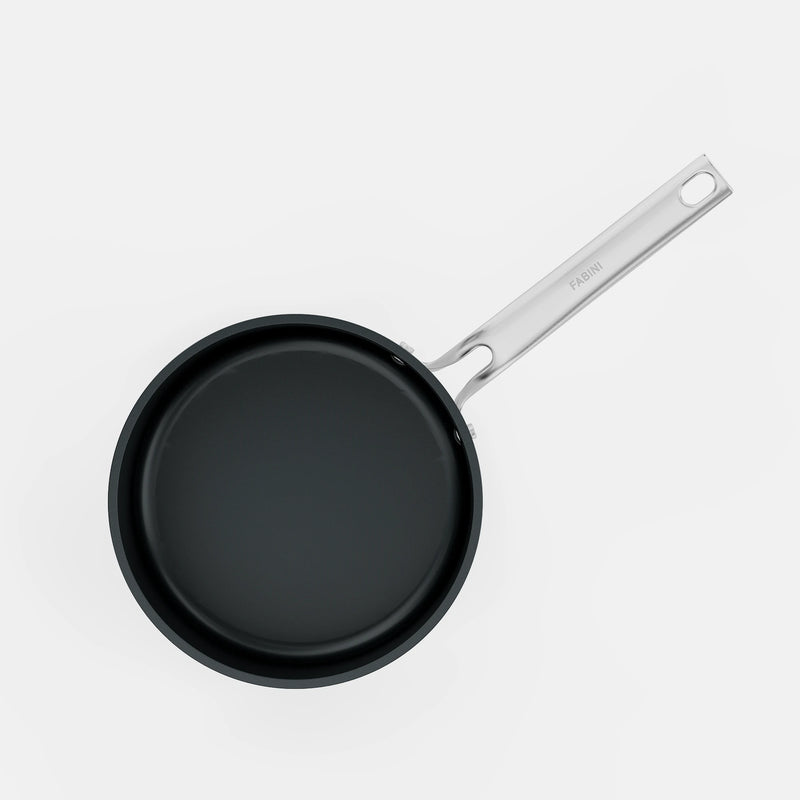 Rendlík Meda 5.0 Pro, ø 20 cm (2,4 l) - Nepřilnavý rendlík s keramickým povrchem s poklicí, černý