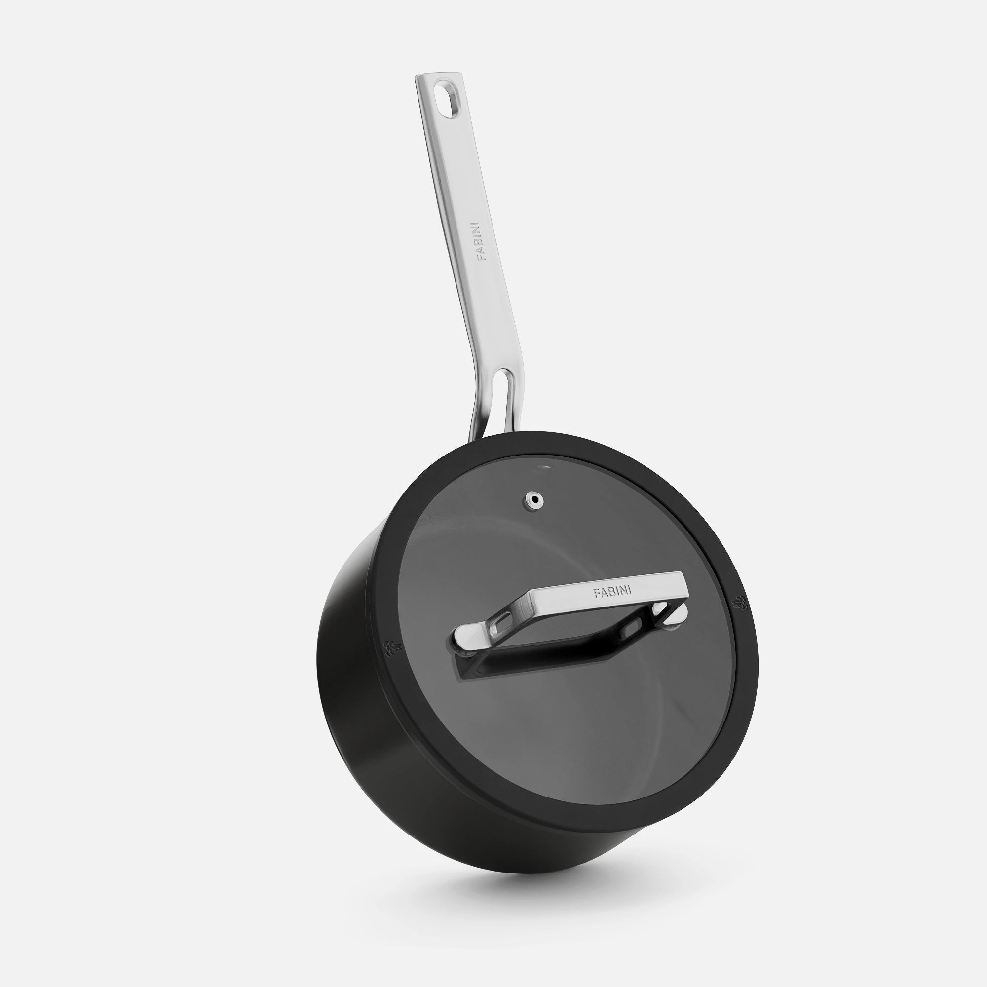 Rendlík Meda 5.0 Pro, ø 20 cm (2,4 l) - Nepřilnavý rendlík s keramickým povrchem s poklicí, černý