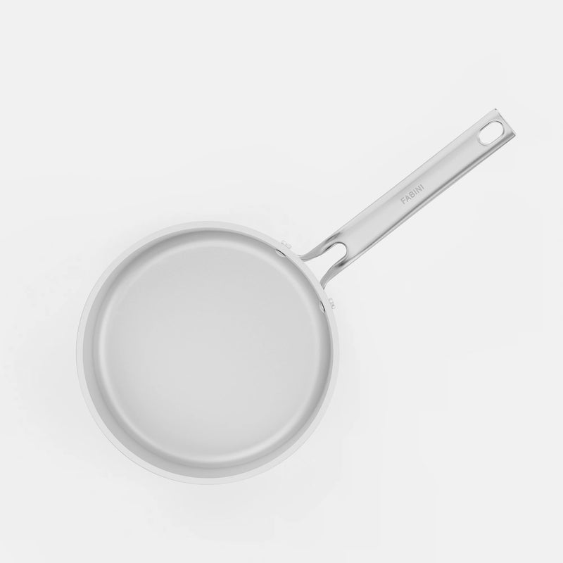 Rendlík Meda 5.0 Pro, ø 20 cm (2,4 l) - Nepřilnavý rendlík s keramickým povrchem s poklicí, světle šedý